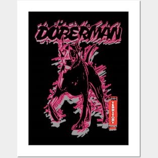 Doberman's Grace Posters and Art